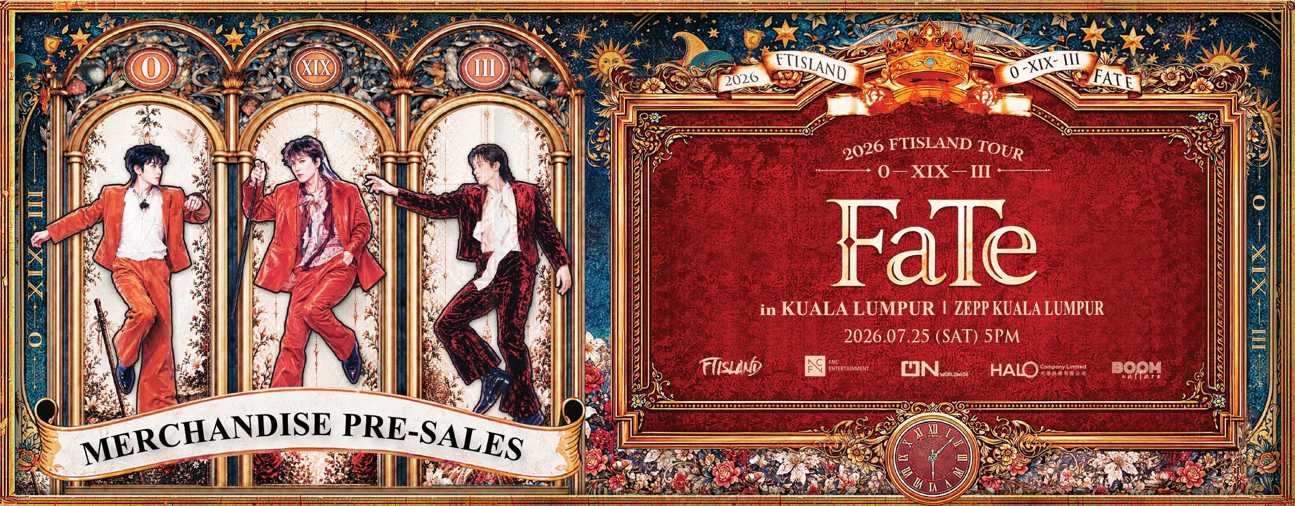 Official Merchandise - 2026 FTISLAND TOUR 0-XIX-III 'FaTe' IN KUALA LUMPUR